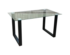 Стол 18C13 Glass Top 8 mm 140 x 80 x 75 cm-thumb-7