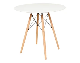 Masa OSLO Rotundă White 80 x 80 x 72 cm