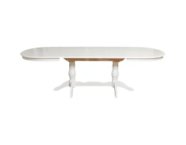 Cтол Раздвижной EUROPA Lux Alb 160/280 x 100 x 80 cm -thumb-5