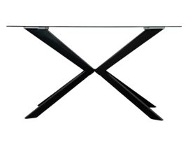 Masa 18C14 Glass Top 10 mm 140 x 80 x 75 cm-thumb-3