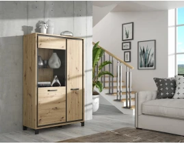 TRONDHEIM Vitrină 2 uși-thumb-6