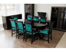 Cтол Раздвижной VICTORIA Wenge 210/300 x 102 x 81 cm-thumb-9