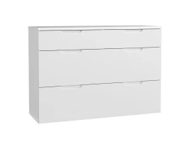 STARLET WHITE Comodă 3 sertare