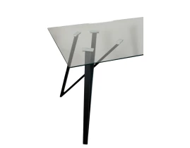 Стол 18C10 Glass Top 8mm 140 x 80 x 75 cm-thumb-4