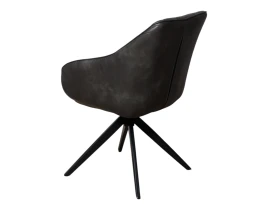 Scaun Grigio Piele Y-711 Black-thumb-4