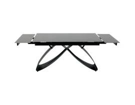 Cтол Раздвижной маленький INFINITY Black 140/180 x 80 x 76 cm DT-8118-thumb-3