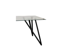 Стол 18C10 Glass Top 8mm 140 x 80 x 75 cm-thumb-3