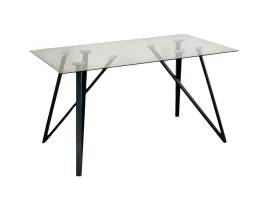 Стол 18C10 Glass Top 8mm 140 x 80 x 75 cm-thumb-6