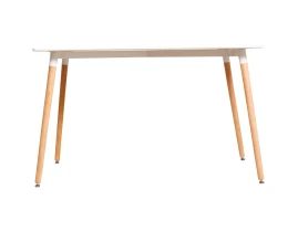 Cтол OSLO Dreptunghiulară Alb 120 x 80 x 72 cm-thumb-3