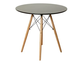 Masa OSLO Rotundă Black 80 x 80 x 72