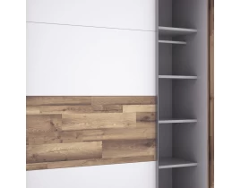 RICCIANO ALB Dulap 2 uși glisante 231 cm-thumb-7