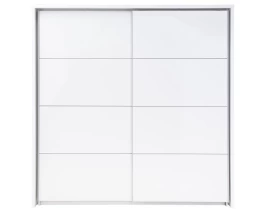 STARLET WHITE Dulap 2 uși glisante 220 cm