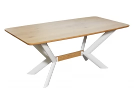 Masa E1044 Brown+White Leg 180 x 90 x 75 cm