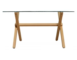 Masa C291 Glass Top 10 mm 140 x 80 x 75 cm-thumb-7