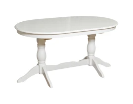 Cтол Раздвижной EUROPA Lux Alb 160/280 x 100 x 80 cm -thumb-2