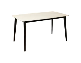 Masa Bruxelles 140 x 80 x 75 cm White 23C10