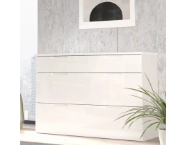 STARLET WHITE Comodă 3 sertare-thumb-2