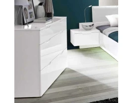 STARLET WHITE Comodă 3 sertare-thumb-3