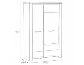 BRUGIA Vitrină 2 Uși-thumb-8