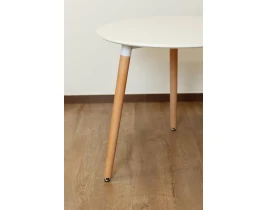 Cтол OSLO 2 Rotundă White 80 x 80 x 75 cm-thumb-2