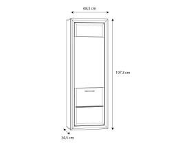 MAREY Vitrină 1 ușă-thumb-5