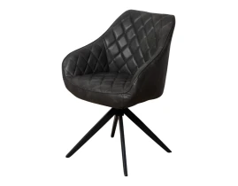 Scaun Grigio Piele Y-711 Black