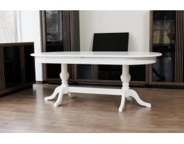 Masa Extensibilă VICTORIA Alb 210/255 x 102 x 81 cm-thumb-2