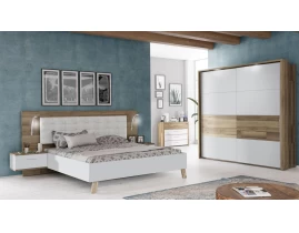 RICCIANO ALB Dulap 2 uși glisante 231 cm-thumb-9
