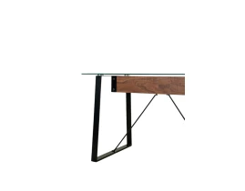 Стол 19C07 Glass Top 8 mm 120 x 70 x 75 cm-thumb-4