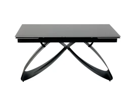 Cтол Раздвижной маленький INFINITY Black 140/180 x 80 x 76 cm DT-8118