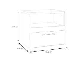 DALATE Noptieră 1 sertar-thumb-7