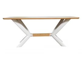Masa E1044 Brown+White Leg 180 x 90 x 75 cm-thumb-2