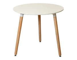 Masa OSLO 2 Rotundă White 80 x 80 x 75 cm