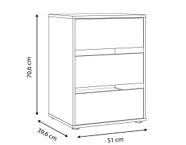 COMODĂ Interioară Dulap TWTK23-thumb-5