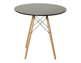 Masa OSLO Rotundă Black 80 x 80 x 72-thumb-2