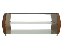 Măsuță Cafea SD1050 Glass/Dark Brown