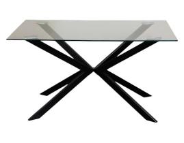 Masa 18C14 Glass Top 10 mm 140 x 80 x 75 cm-thumb-2