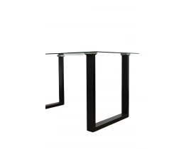 Masa 18C13 Glass Top 8 mm 140 x 80 x 75 cm-thumb-4