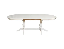 Cтол Раздвижной EUROPA Lux Alb 160/280 x 100 x 80 cm -thumb-4