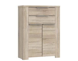 CALPE Comodă 2 uși 2 sertare -thumb-2