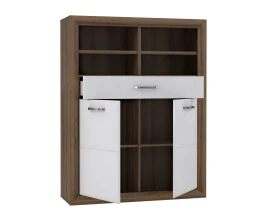 MAREY Vitrină 2 uși 1 sertar-thumb-2