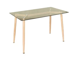 Masa C290 Glass Top 8 mm 120 x 70 x 75 cm-thumb-2